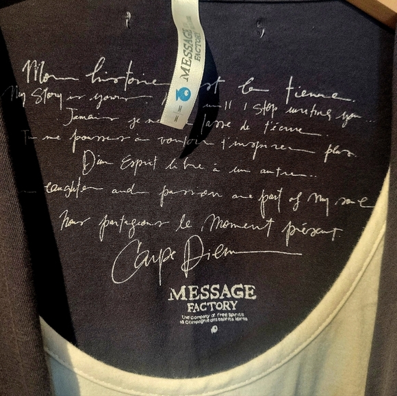 🇨🇦Made In Canada Black Sleeveless Wrap Top From Message Factory - Picture 6 of 9